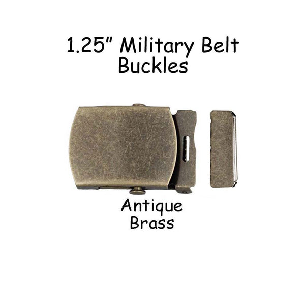 1.25" Military Belt Buckles