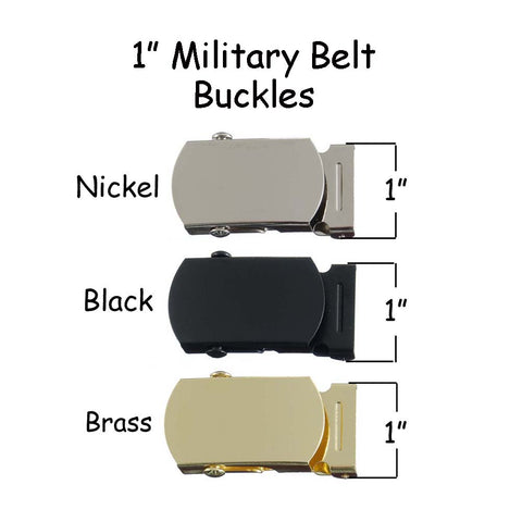 1" Military Belt Buckles