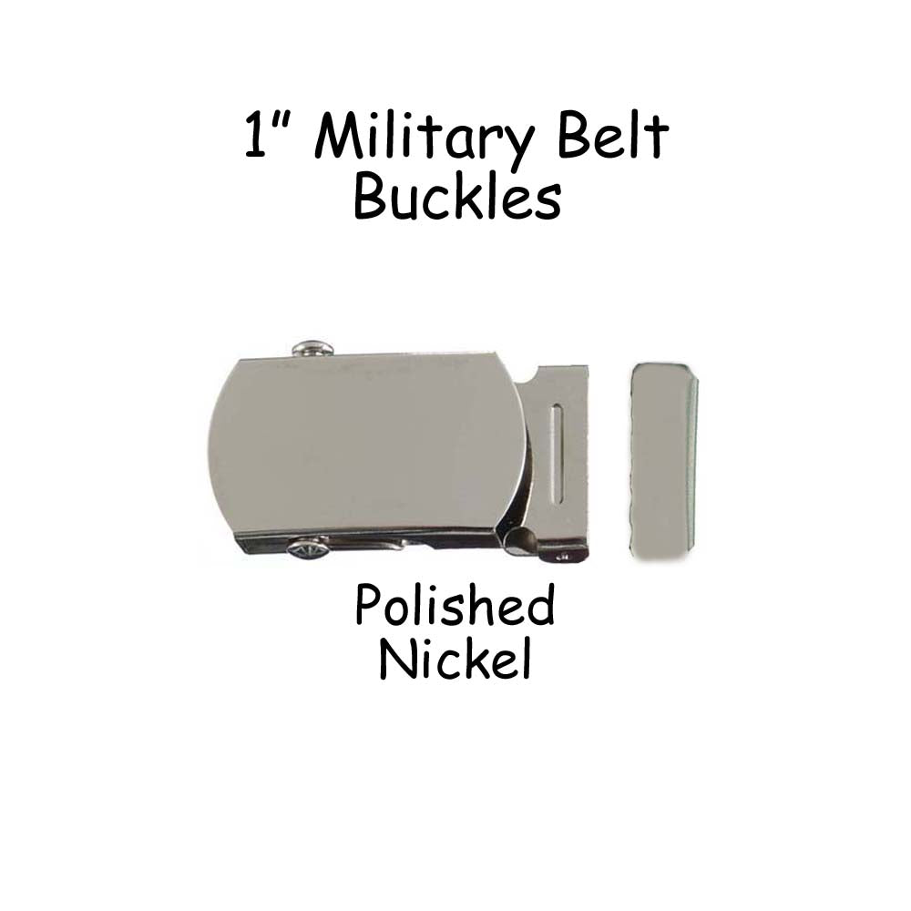 1" Military Belt Buckles