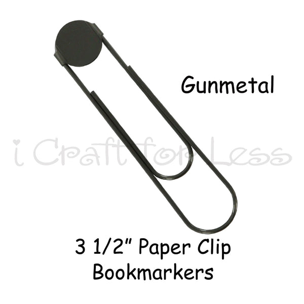 Fabric Covered Button Paper Clips / Book Markers DIY Kit