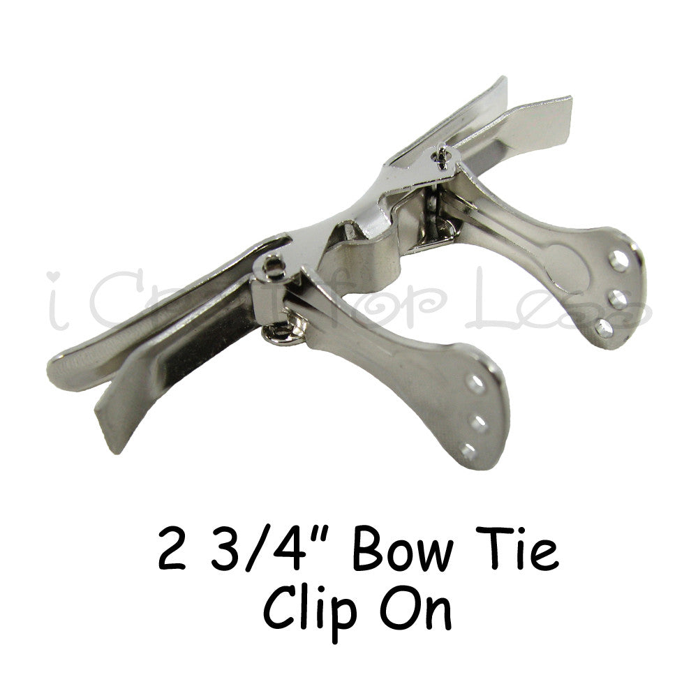 Bow Tie Clips / Bow Tie Clip On Hardware / Bow Tie Fasteners
