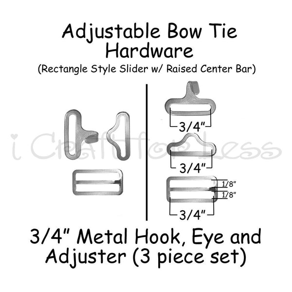 Adjustable Bow Tie Hardware