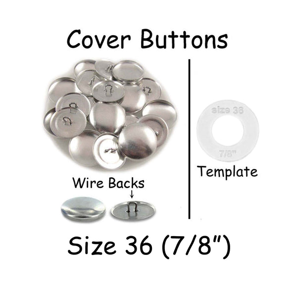 Size 36 Cover Buttons
